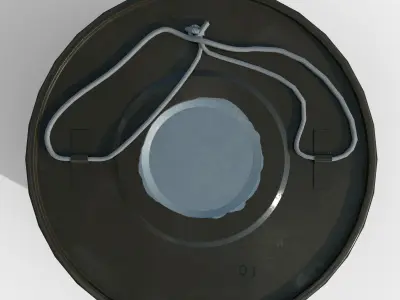 Smoke bomb DM-11 Low-poly 3D model