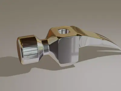 Hammer part  Free low-poly 3D model