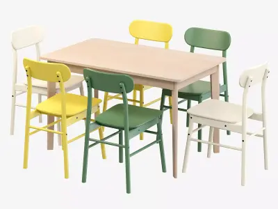 Kitchen Table 3D model purchase