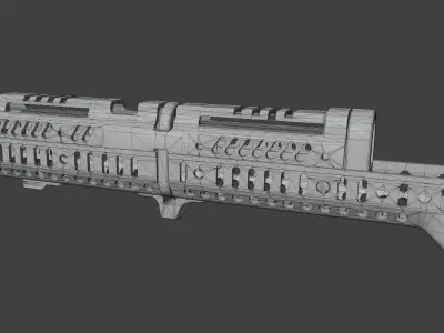 Zenitco Sport 4 Handguard Low-poly 3D model