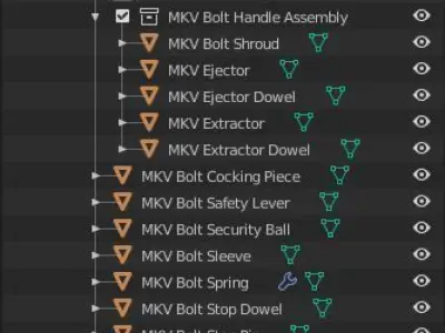 Weatherby Mark V 3D model