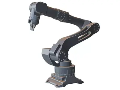 Industrial Robotic Arm 3D model shop