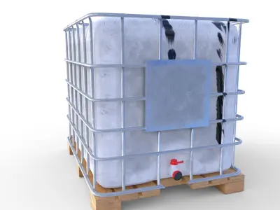 IBC Container 5 Low-poly 3D model