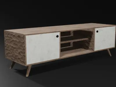 TV FURNITURE MODERN DESIGN Free 3D model