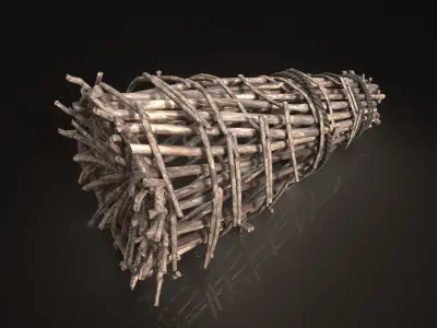 Next Gen AAA Survival Fish Trap Animal Bird Cage Locker Low-poly 3D model