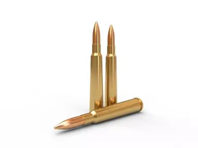 280 Ross Ammo Low-poly 3D model