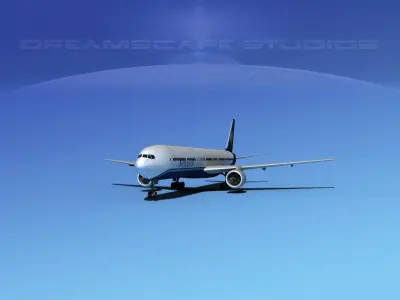 Boeing 777-300 Air Tours 3D model