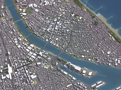 Niiagata Low-poly 3D model