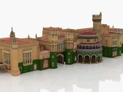 Bangalore Palace India 3D model