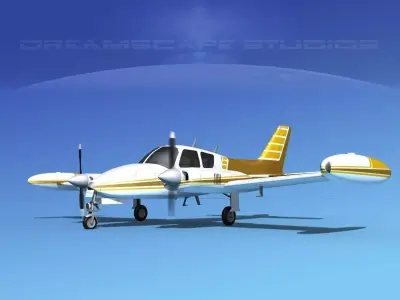 Cessna 310 V07 3D model