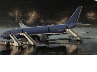 Airbus A330-202 3D model