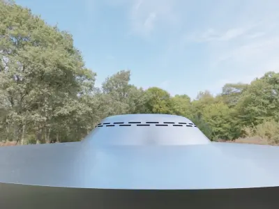 Falcon Lake UFO Low-poly 3D model