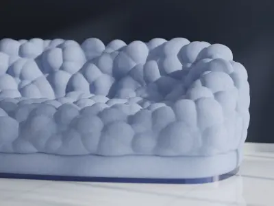 Unique Sofa Design 01 Free 3D model