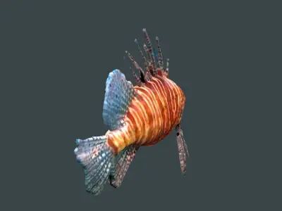 lion fish 3D model