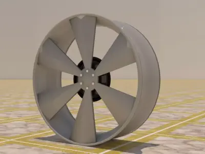 ALLOY RIMS Low-poly 3D model
