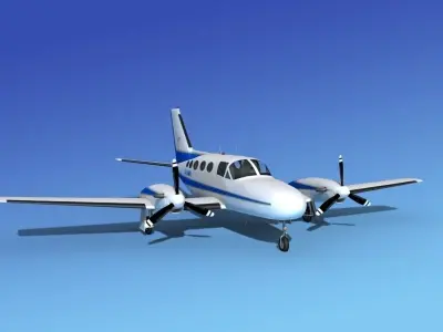 Cessna 425 Conquest I V03 3D model