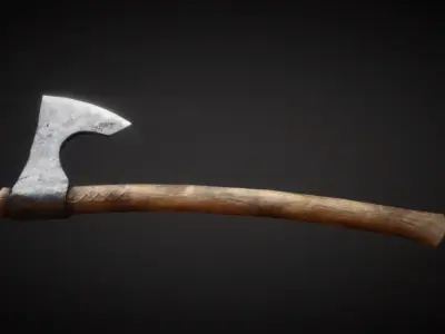 Viking Weapons Low-poly 3D model purchase