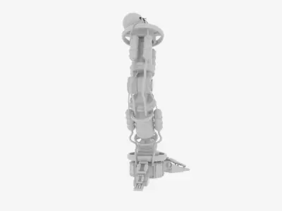 sci-fi robotic machine 3D model