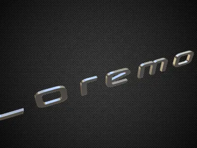 loremo logo 3D model