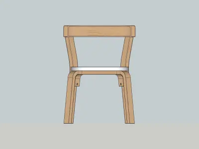 Kids Chair MOCKA Hudson Free 3D model