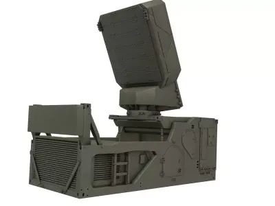 Ground Fire 300 Multi Function Radar 3D model