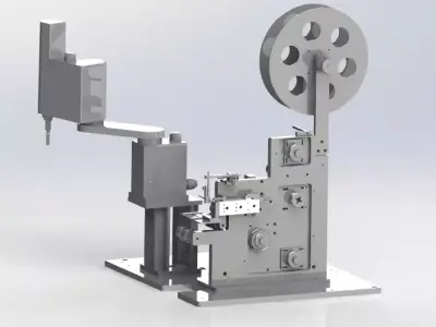 Labelling machine 3D model
