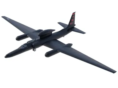 Lockheed U-2S Dragon Lady Low-poly 3D model