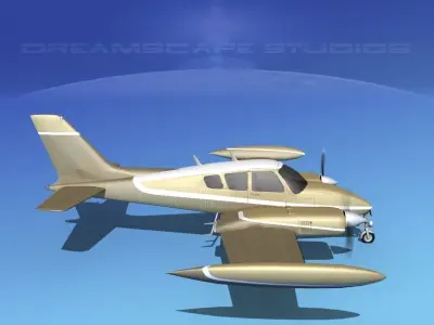 Cessna 320 Skyknight V03 3D model