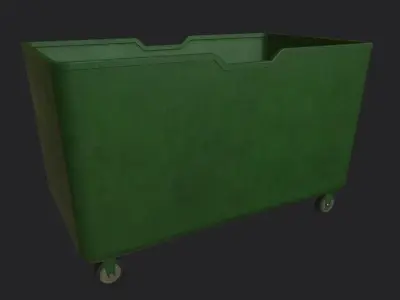 Trolley Cart Game Ready Low-poly 3D model
