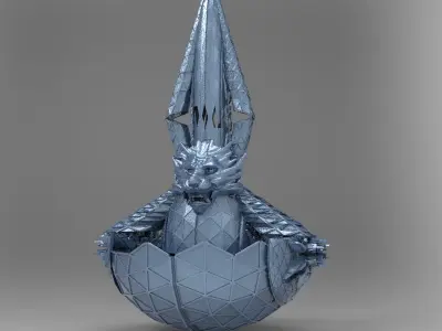 Leopard dome shard Tower 3D model