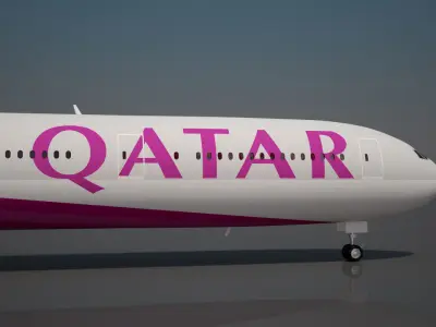 World Cup Qatar 2022TM Aircraft 3D model