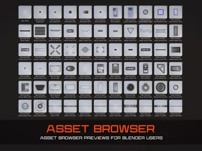 64 Hard Surface PBR Decals Texture