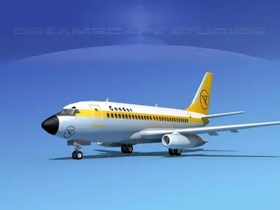 Boeing 737-100 Condor 3D model