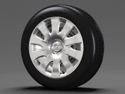 Opel Combo wheel 2015 3D model