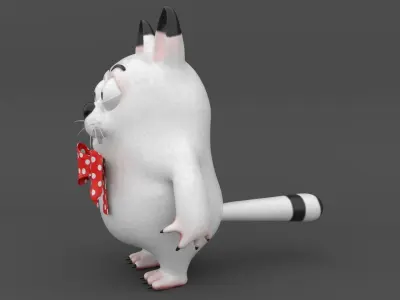 CAT CARTOON 3D MODEL 3D model
