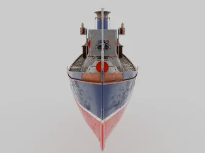Ship launch - Steam pinnace 3D model