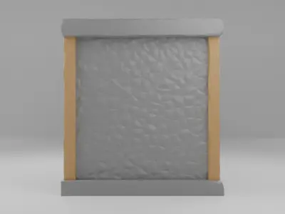Stone Fireplace  Free 3D print model