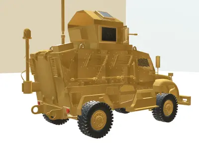 Navistar MaxxPro  Low-poly 3D model