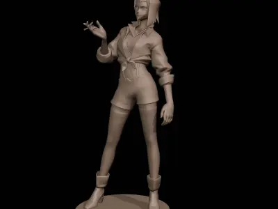 Faye Valentine 3D print model