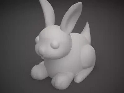 Rabbit 3D Printable Free 3D print model
