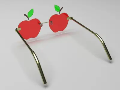 Apple Sunglasses 3D model