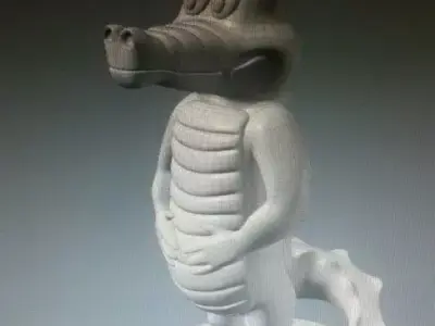 Ramiro el Cocodrilo 3D print model