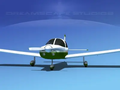 Piper PA-28-235 Cherokee  V05 3D model