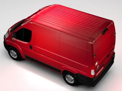 Citroen Jumper Van L1H2 2017 3D model