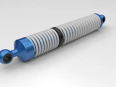 Shock absorber 3D model