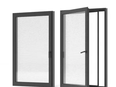 WINDOWS with lines like blinds Free 3D model