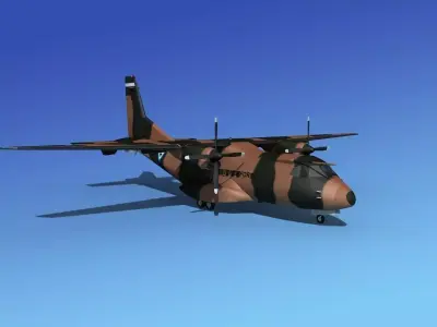 Casa CN-235 Botswana Defence Force 3D model