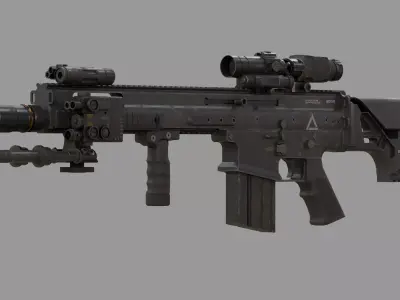 SCAR H-TPR Modular BIG Pack 3D model