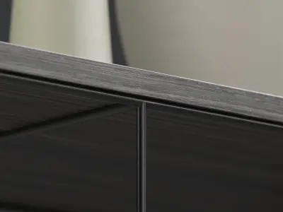 Console Table and Vases  Free 3D model