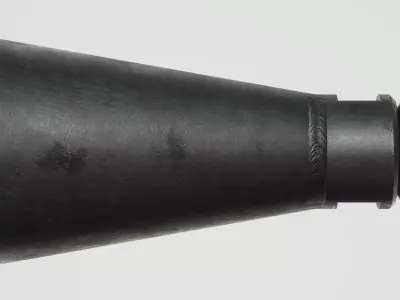 Colt - Cone Flash Hider - Replica Low-poly 3D model